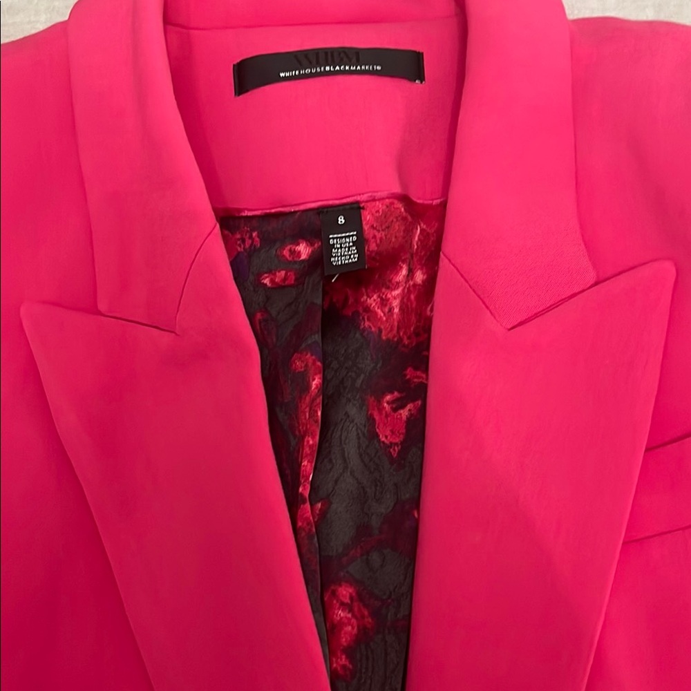 Vibrant Pink Women's Blazer by White House Black Market